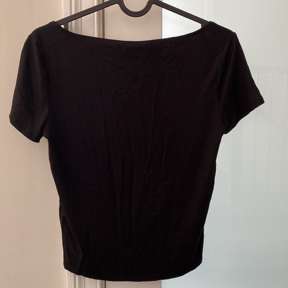 3 for $20 - Forever 21 Knit Short sleeve Top with Square Neck - Picture 5 of 5